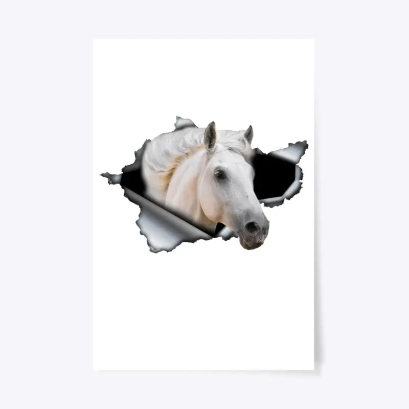 Cute Horse Car Sticker