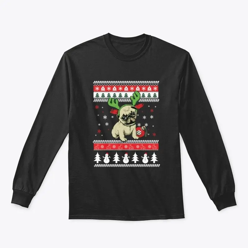 PUG UGLY CHRISTMAS SWEATER