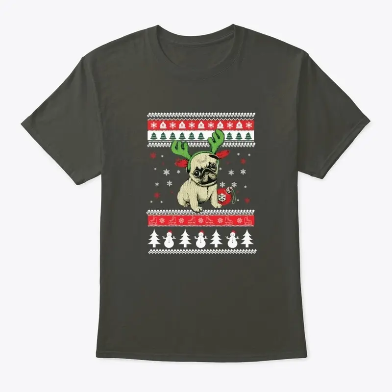 PUG UGLY CHRISTMAS SWEATER