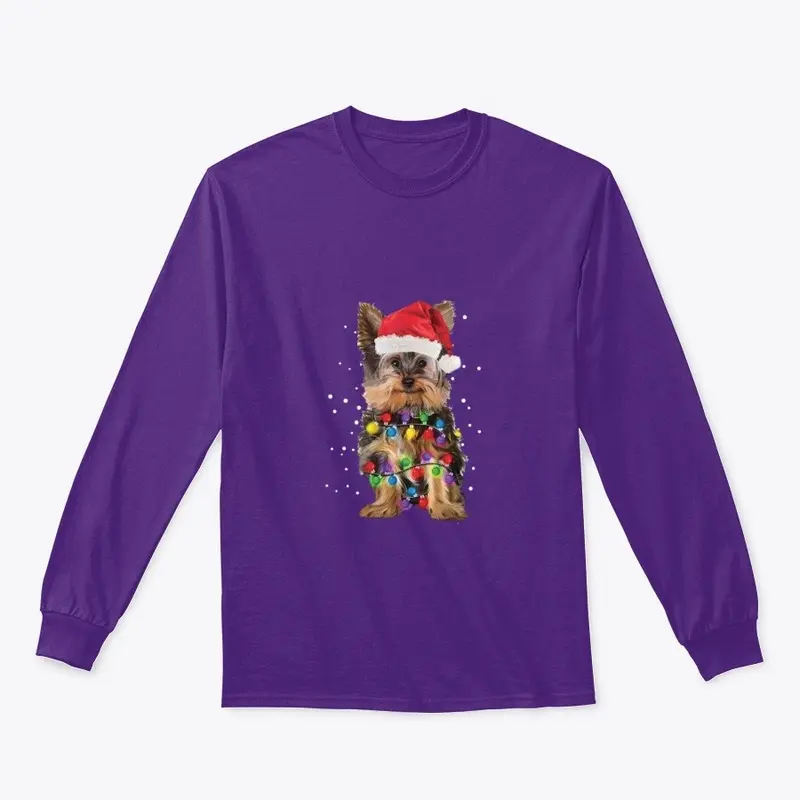 Cute Yorkie Christmas Sweater 