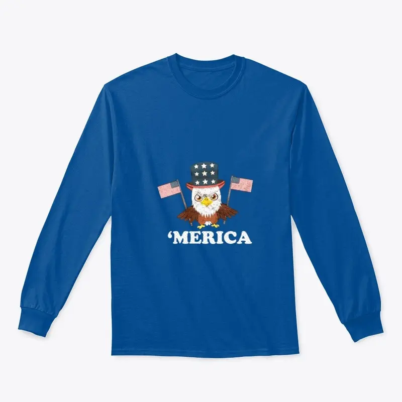 Independence Day 4th Of July OWL Tee 