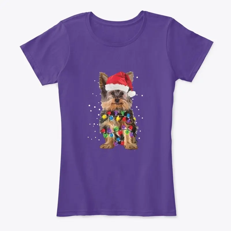 Cute Yorkie Christmas Sweater 