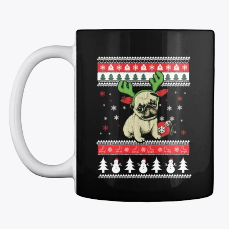 PUG UGLY CHRISTMAS SWEATER