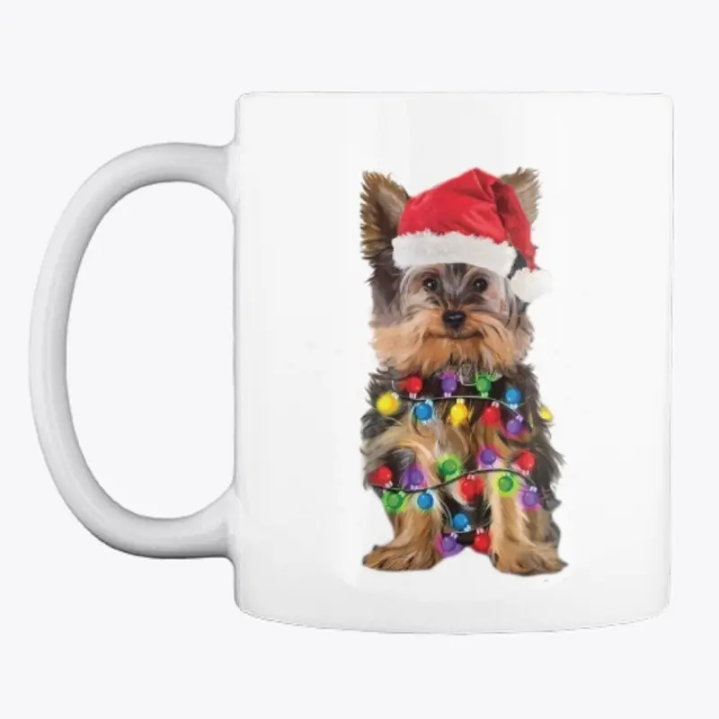 Cute Yorkie Christmas Sweater 